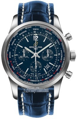 AAA Replica Breitling Transocean Chronograph Unitime Pilot Mens Watch ab0510u9/c879-3ct